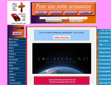 Tablet Screenshot of croixsens.net